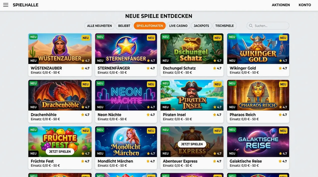 Jackpot-Spiele — PiggyBet
